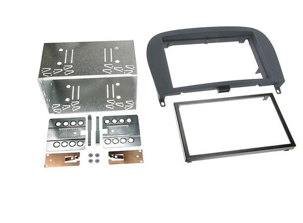 Radioramme Mercedes SL (R230) 2001- 06 2 DIN, Kit, Rubber Touch